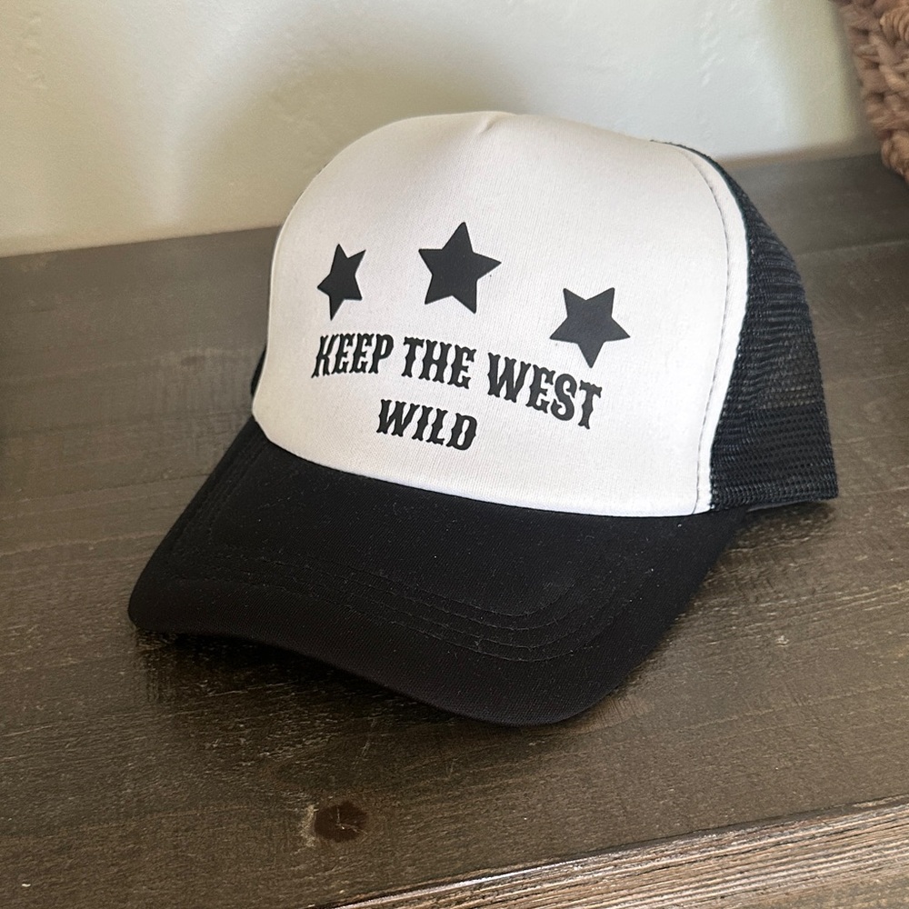 Black and White Trucker Hat